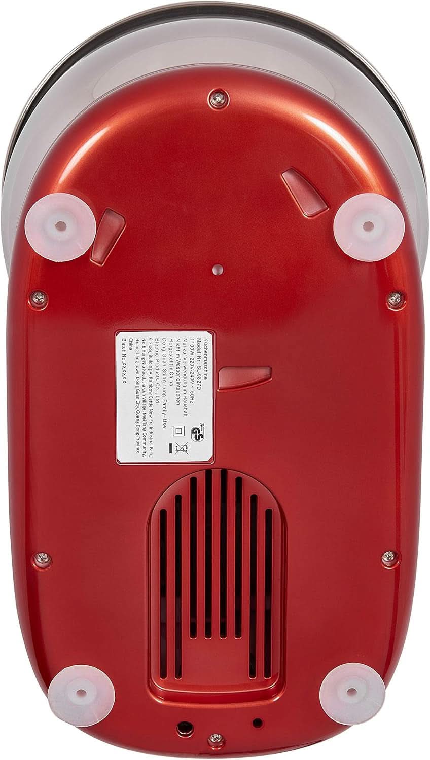 GUTFELS Küchenmaschine KM 8102 Roi | Máquina de cocina | 1200 vatios | Schneebesen | Rührhaken | arrodillado | 10 estupen | Podredumbre | 5 L Schüssel Madre e Hijo Tienda Naty