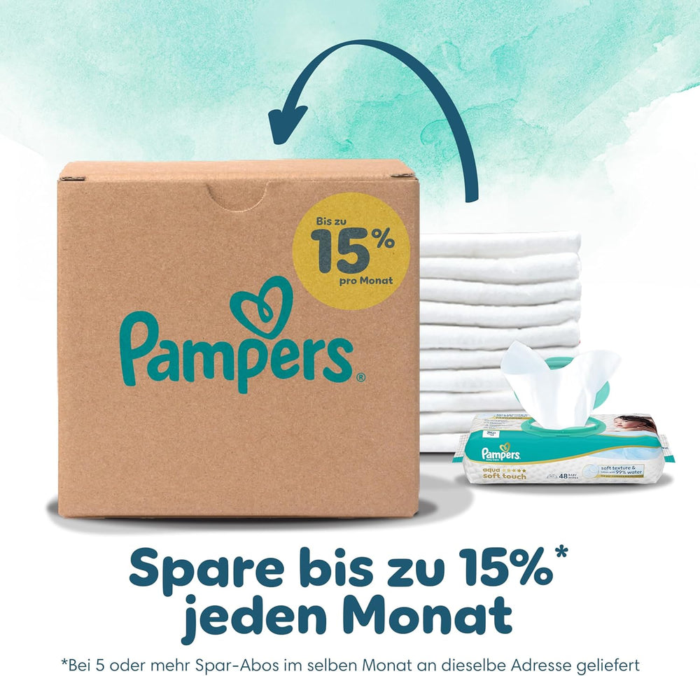 Pañales Pampers Harmony talla 4, 174 pañales, 9 kg-14 kg, protección suave para la piel con 100% protección Pampers