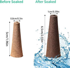 50 Esponjas de Cultivo de Repuesto, Tubos de Establecimiento de Semillas, Tapones de Esponja para Cultivo de Raíces, Kits de Cultivo Hidropónicos para Sistemas de Cultivo Hidropónicos, Hidropónicos de Interior, Jardín