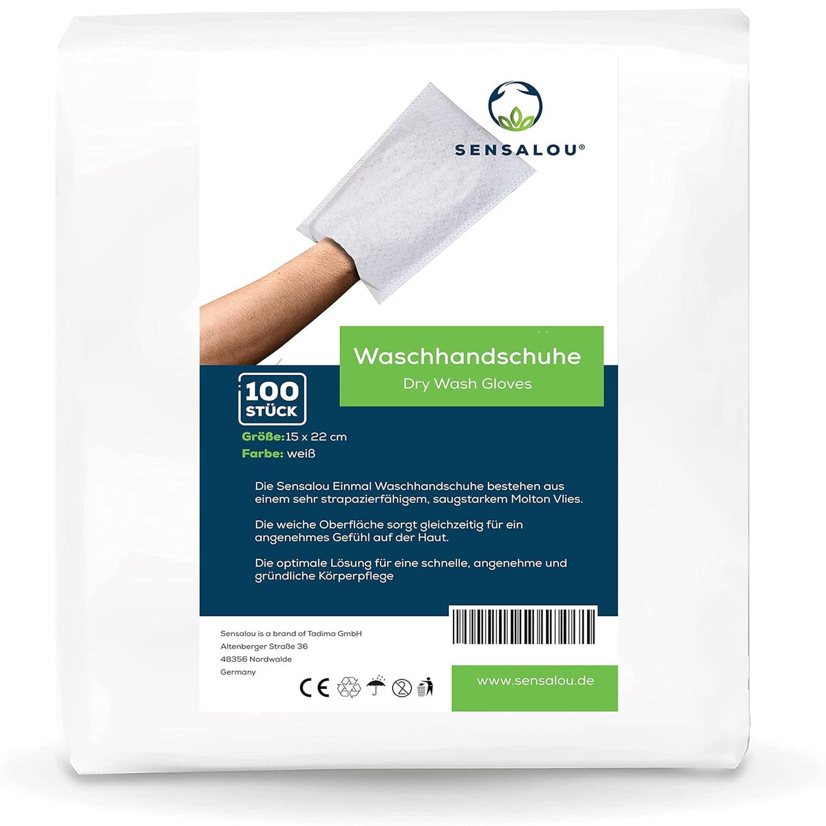Sensalou flaneluri de unică folosință mănuși de spălat de unică folosință adulți copii bebeluși 100 bucăți - flaneluri de unică folosință moi