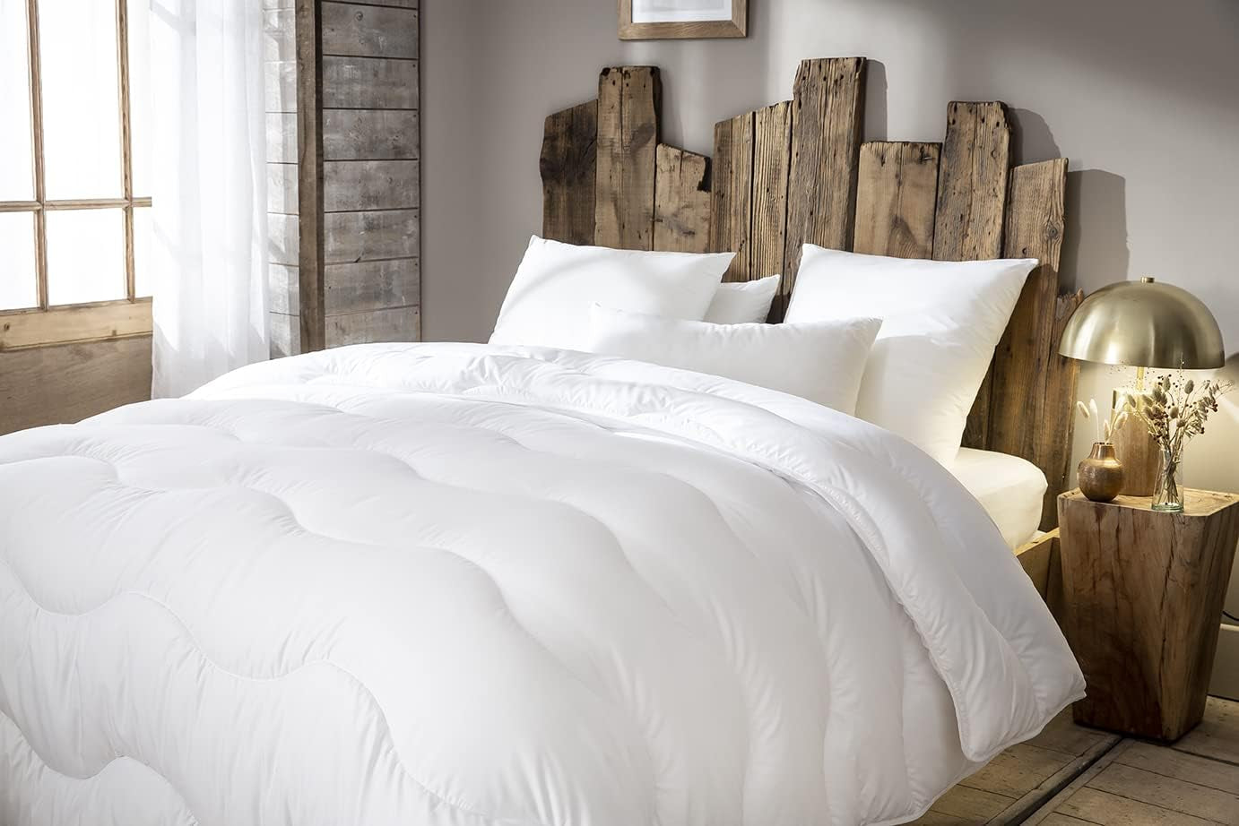 Abeil Thermofill Ultra Warm Quilt 220X240 Cm alb Plapumi si pilote Naty Shop