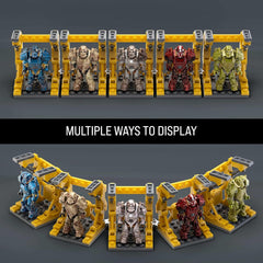 Figuras de acción de MEGA Fallout, colección T-60 Power Armor con 327 piezas, 5 figuras de acción y accesorios para sammler