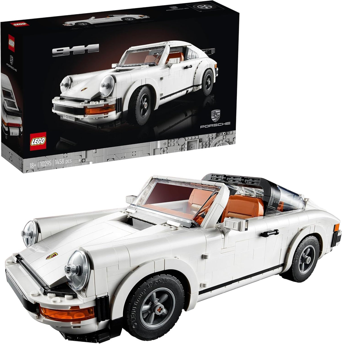 LEGO Icons Porsche 911 Modelo de Coche para Adultos, Kit de Modelo de Coche de Carreras para Coleccionar 10295 Juegos de construcción Besuche den LEGO-Store Single