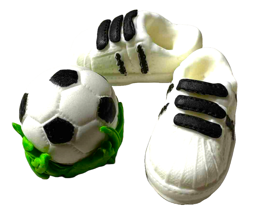Set decoratiuni comestibile, Fotbal Decoratiuni din Pasta de Zahar Nati Shop