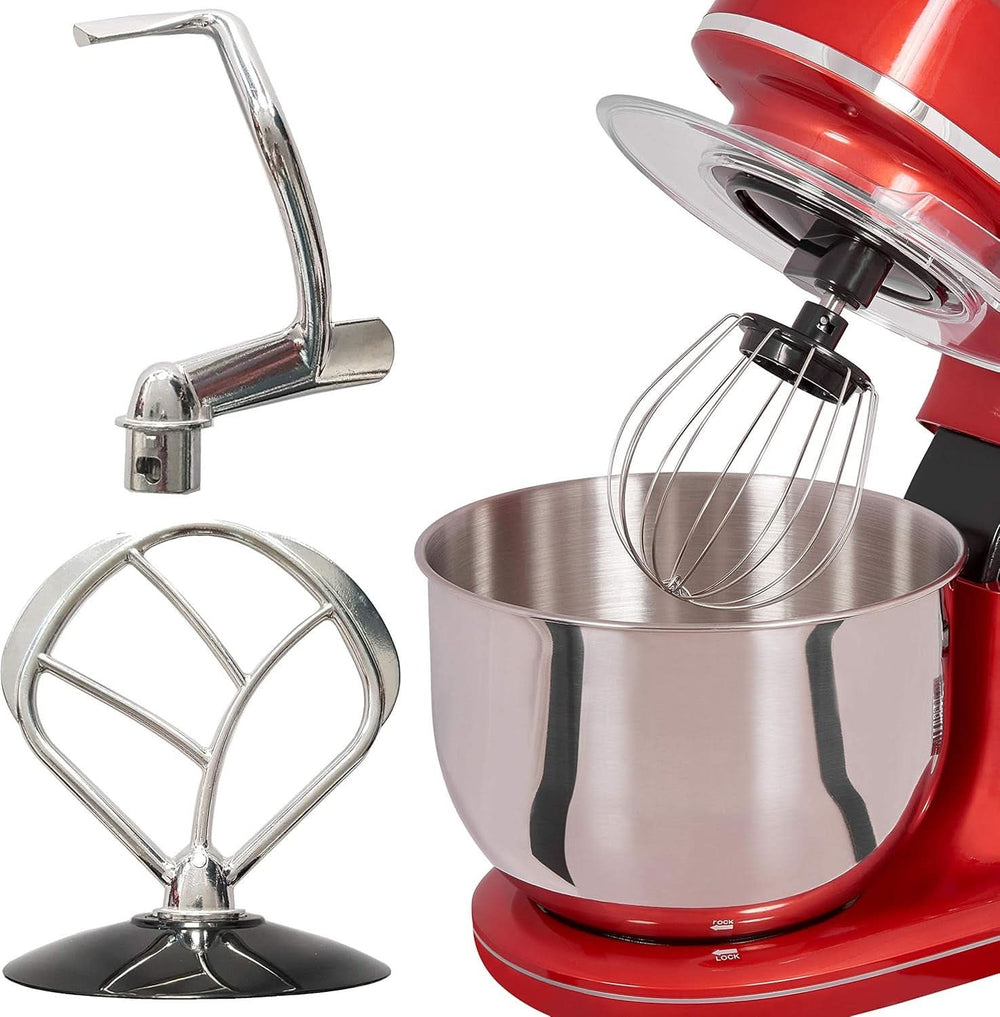 GUTFELS Küchenmaschine KM 8102 Roi | Máquina de cocina | 1200 vatios | Schneebesen | Rührhaken | arrodillado | 10 estupen | Podredumbre | 5 L Schüssel Madre e Hijo Tienda Naty