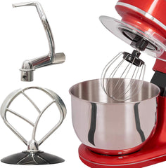 GUTFELS Küchenmaschine KM 8102 Roi | Máquina de cocina | 1200 vatios | Schneebesen | Rührhaken | arrodillado | 10 estupen | Podredumbre | 5 L Schüssel Madre e Hijo Tienda Naty