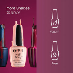 OPI Nail Envy - Fortalecedor vegano para uñas dañadas - Cuidado restaurador de uñas con tecnología Tri-Flex y biotina - para uñas naturales 95% más fuertes* en una semana
