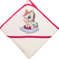 LAYNENBURG Toalla de baño con capucha Premium Baby, 100% algodón - Oeko TEX, 80 x 80 cm Madre e Hijo Naty Shop