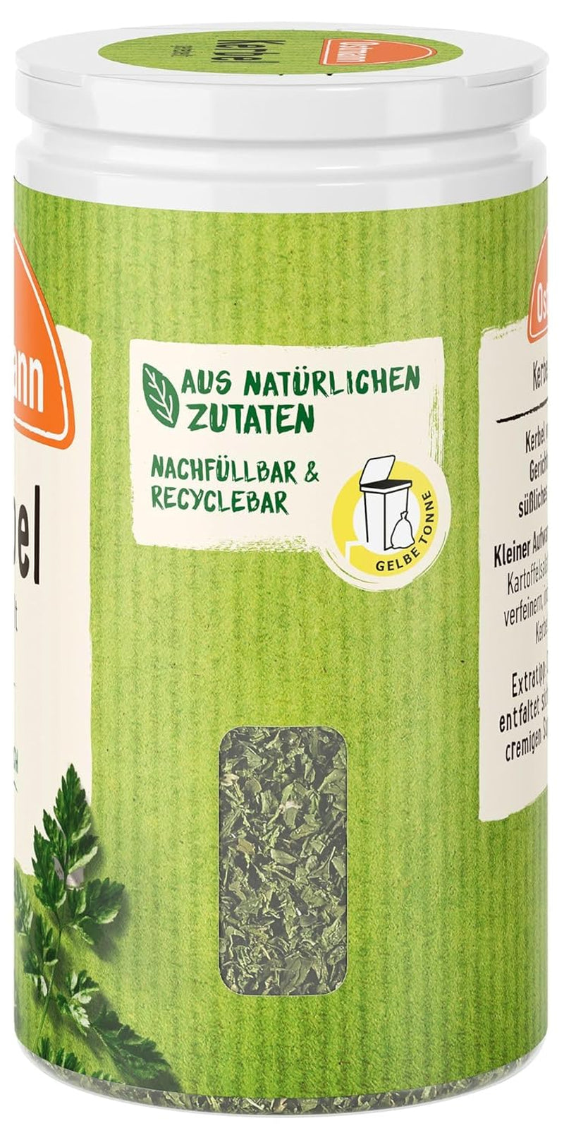 Ostmann Gewürze - Cinturón de seguridad Kerbel | Kräuternote für Lammgerichten und deftige Eintöpfe | 8 g en Der Streudose