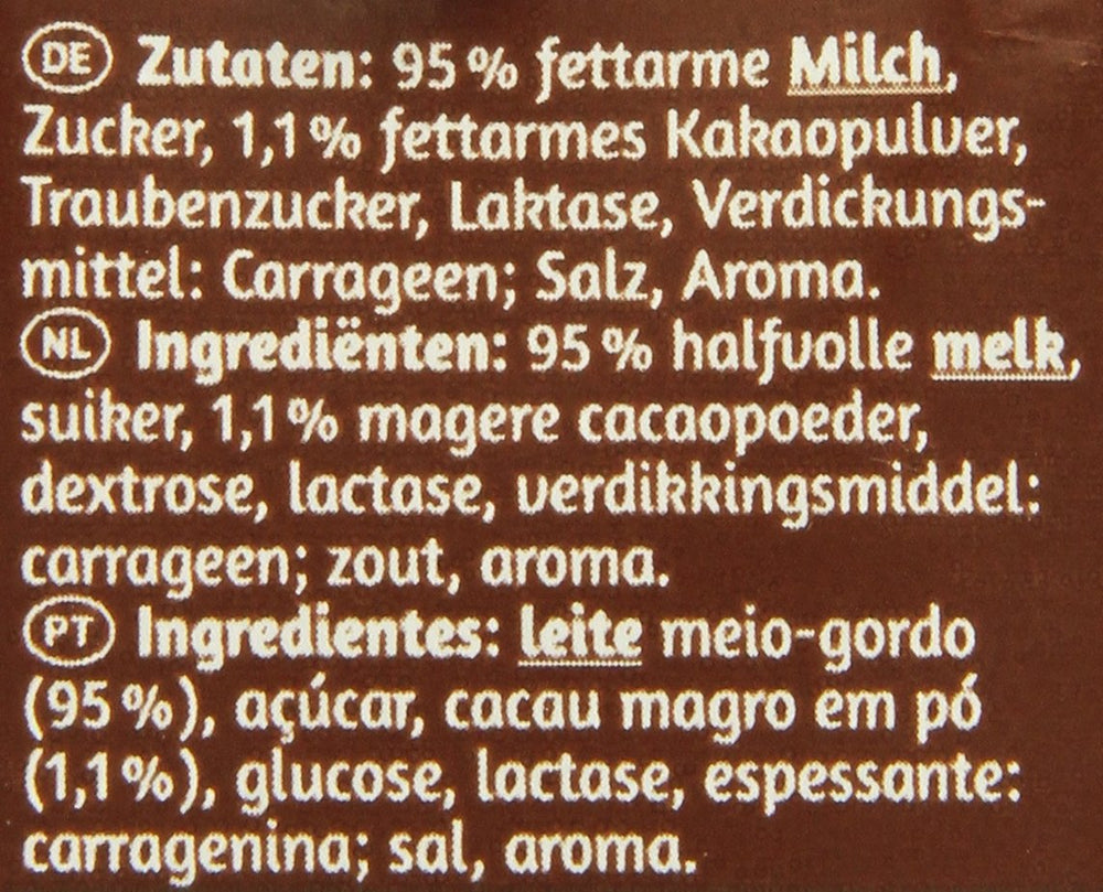 Leche chocolatada, 250 ml