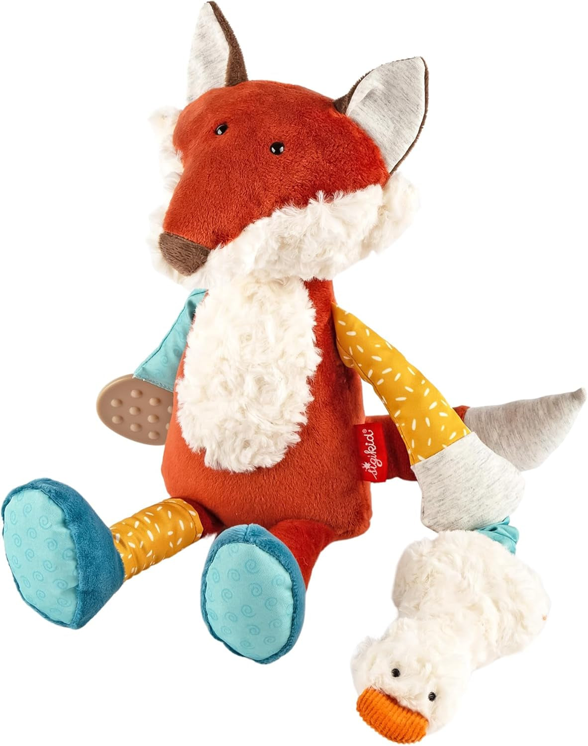 SIGIKID 40104 Pești activi Baby Activity PlayQ Jucărie pentru copii fete și băieți recomandată de la 3 luni multicolor Jucarii Bebe Naty Shop Albastru/galben/roșu/roșu