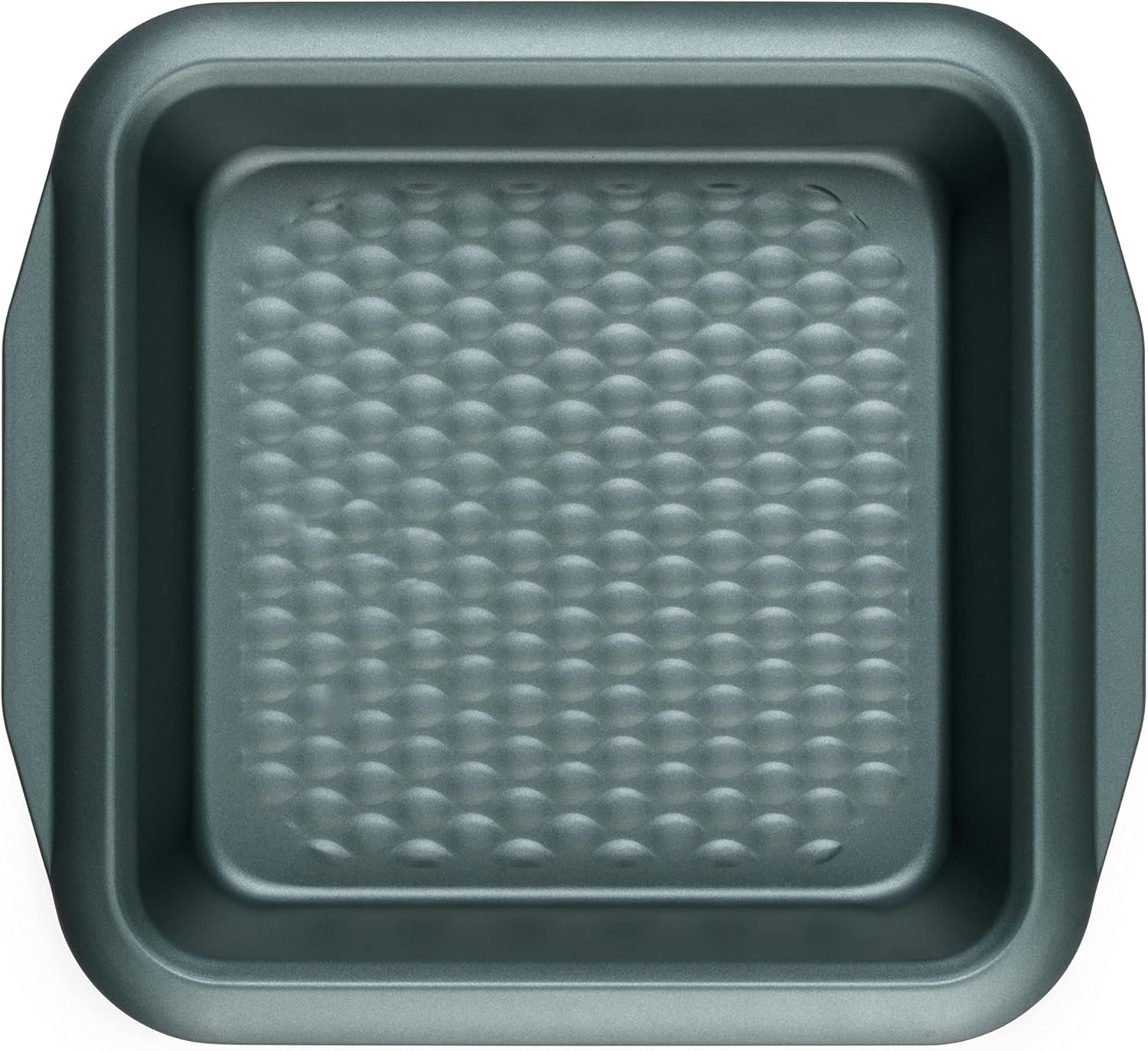 Progress BW09819G2EU7 Shimmer Kollektion, Runde Backform Aus Kohlenstoffstahl Mit Antihaftbeschichtung, Ideal Für Pies, Kuchen, Torten Und Quiches, 28 Cm, Verde Moldes y bandejas para hornear Naty Shop 27Cm Quadratische Pfanne