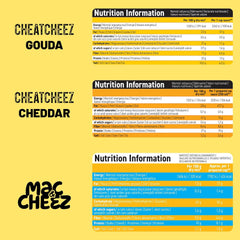 Cultured Foods Vegan Set de 3 macarrones con queso veganos, salsa gouda, salsa cheddar, macarrones sin gluten sin lactose y queso CHEATCHEEZ