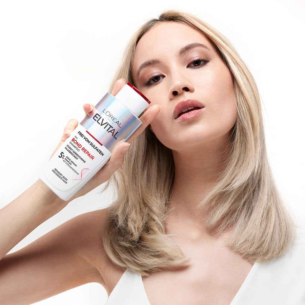 L'Oréal Paris Elvital Bond Repair Shampoo, limpiador suave para reparar el cabello L'Oréal Ducha y Baño