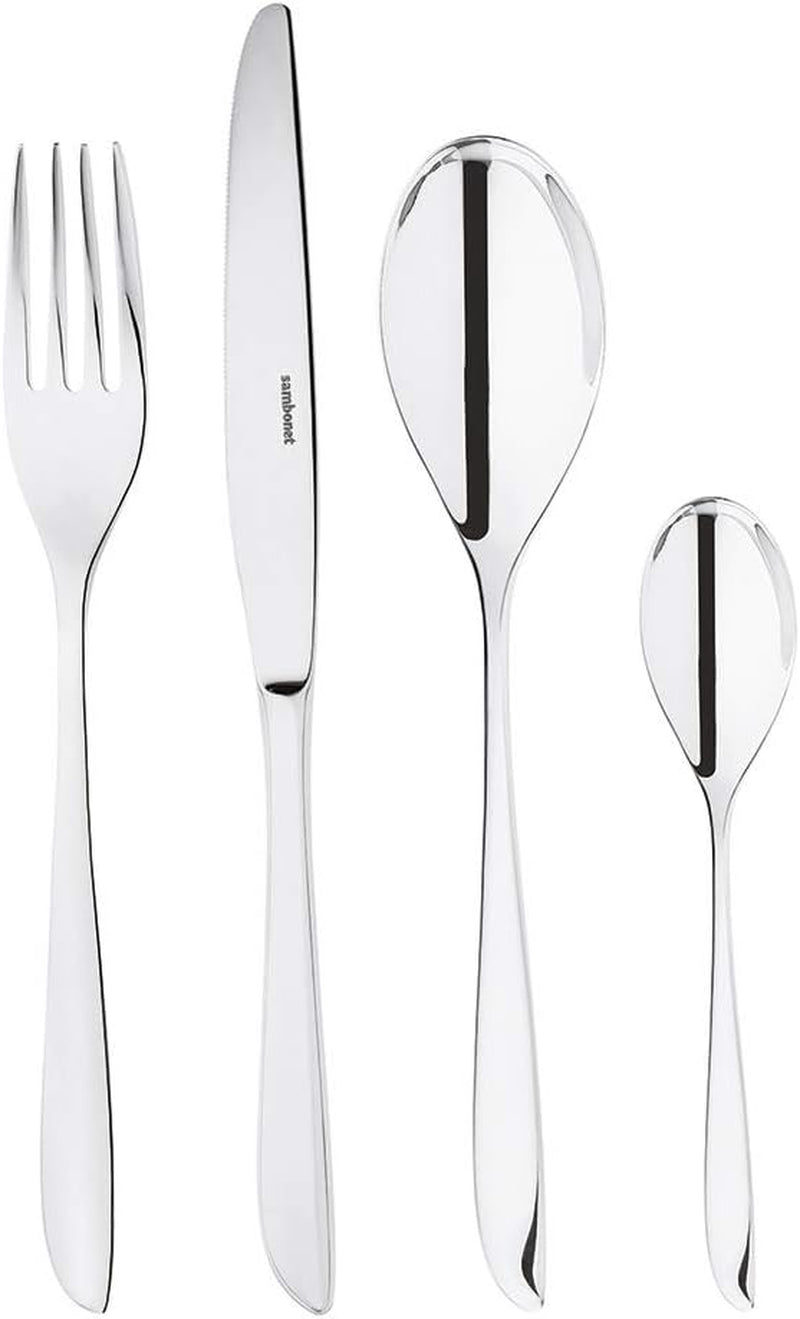 Sambonet 52163-81 Hoja - Juego de Cubiertos Monobloc en Acero Inoxidable 18/10 Naty Shop