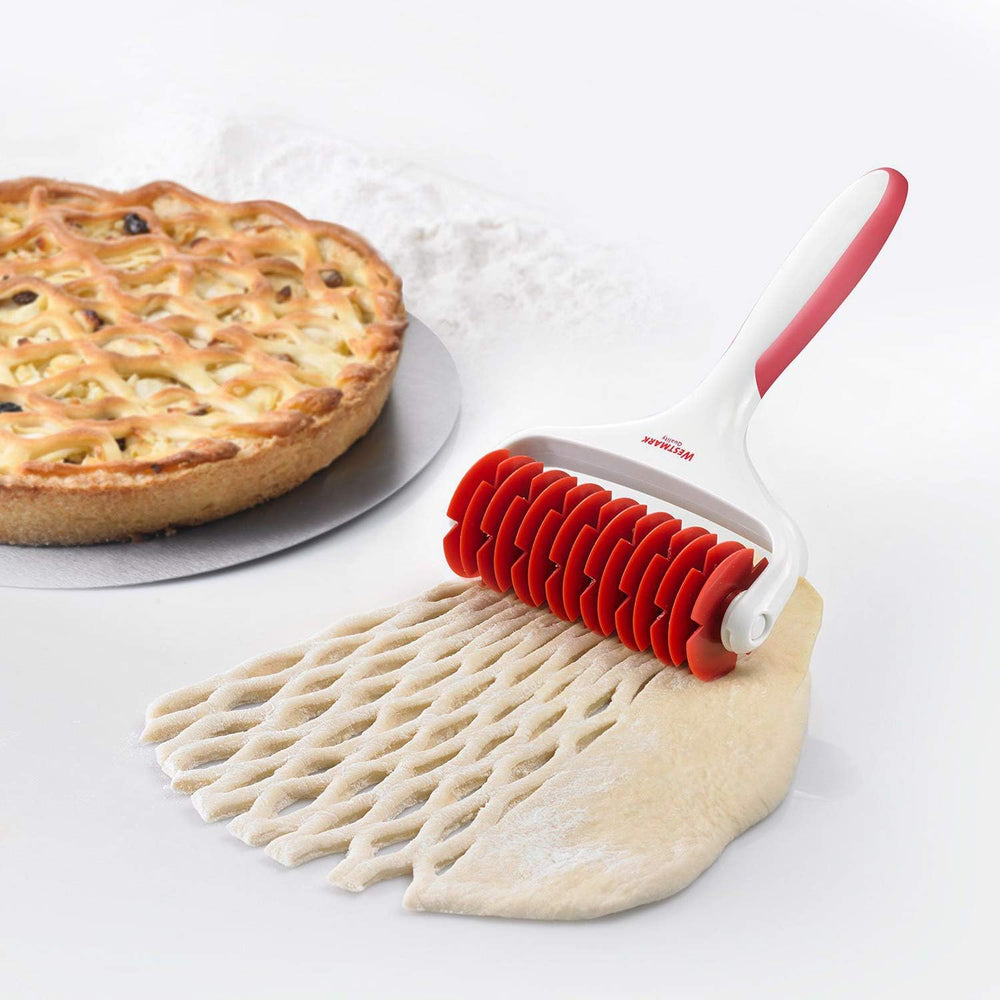 Westmark Gitterroller, Longitud: 19,5 cm, Kunststoff, Weiß/Rot, 32182270