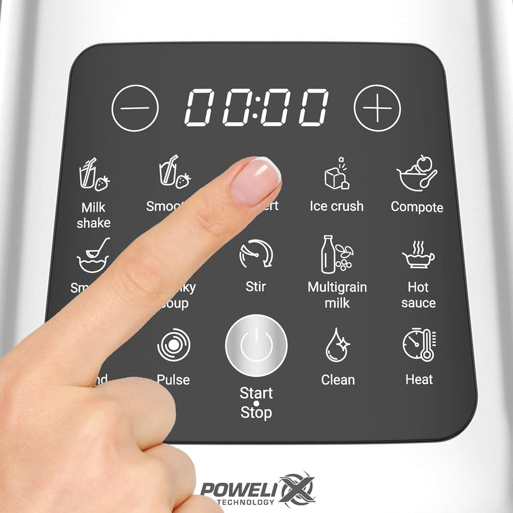 Tefal Perfectmix Cook Hochgeschwindigkeits-Standmixer, Mit Kochfunktion, 10 Auto-Programme, Heiße Und Kalte Rezepte, Abnehmbare Klingen, Inkl. Dampfkorb, Plata/Negro, BL83SD30 Cocina Naty Shop