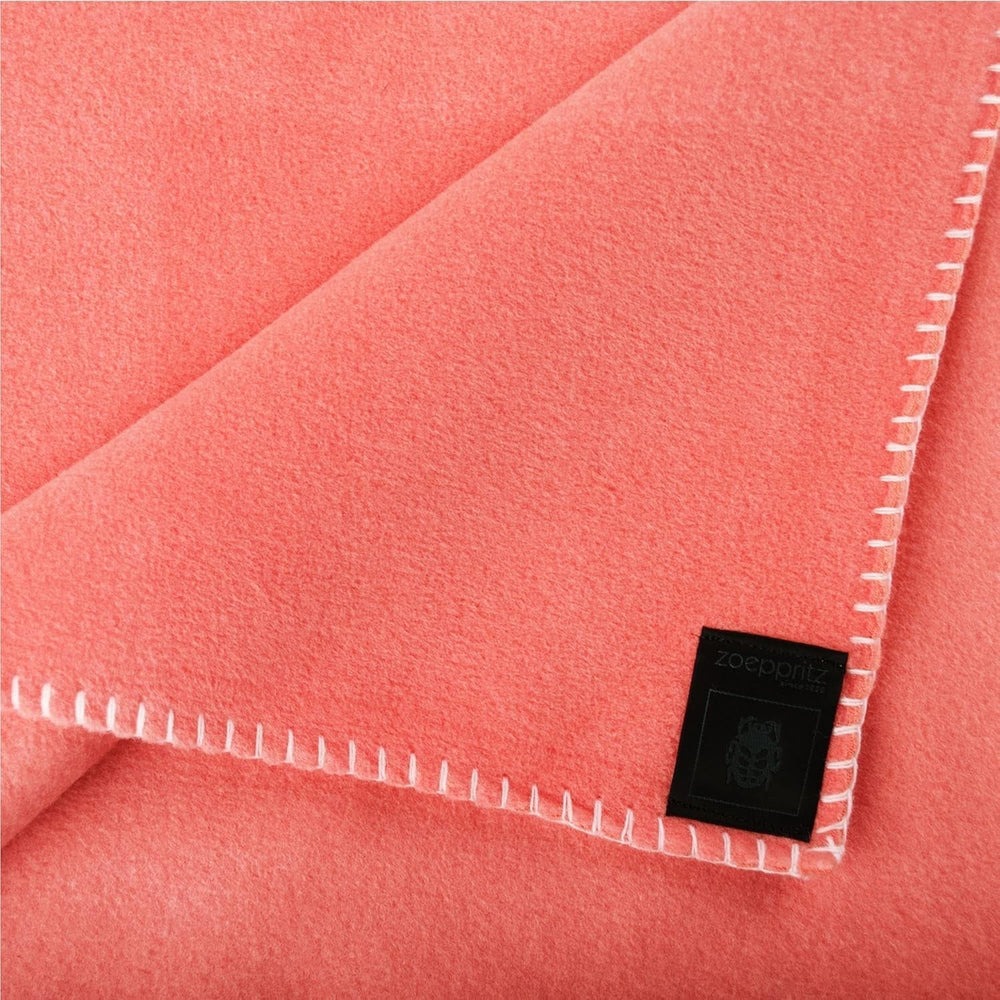 Manta Zoeppritz en color: Rojo, 65% Poliéster, 35% Viscosa, Medidas: 160X200 Cm, 103291-235-160X200 Zoeppritz Camas y Mantas Desde 1828