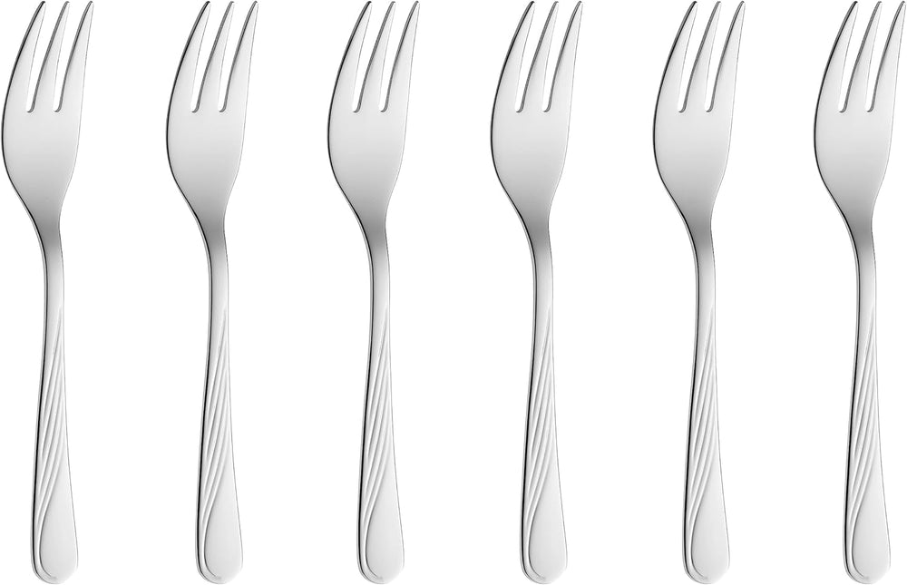 Gerlach Celestia Set de tacâmuri pentru 6 persoane Bucatarie Naty Shop Argintiu lucios Set 6 tacâmuri pentru tort