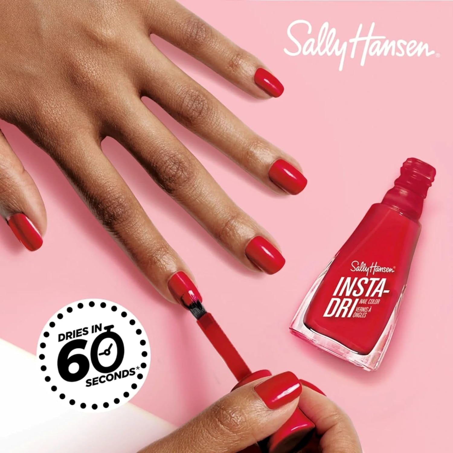Insta-Dri Holo-Glow, esmalte de uñas eufórico, fácil de usar, duradero, hermosos colores, fácil de aplicar en las uñas, sin astillas, 19 ml