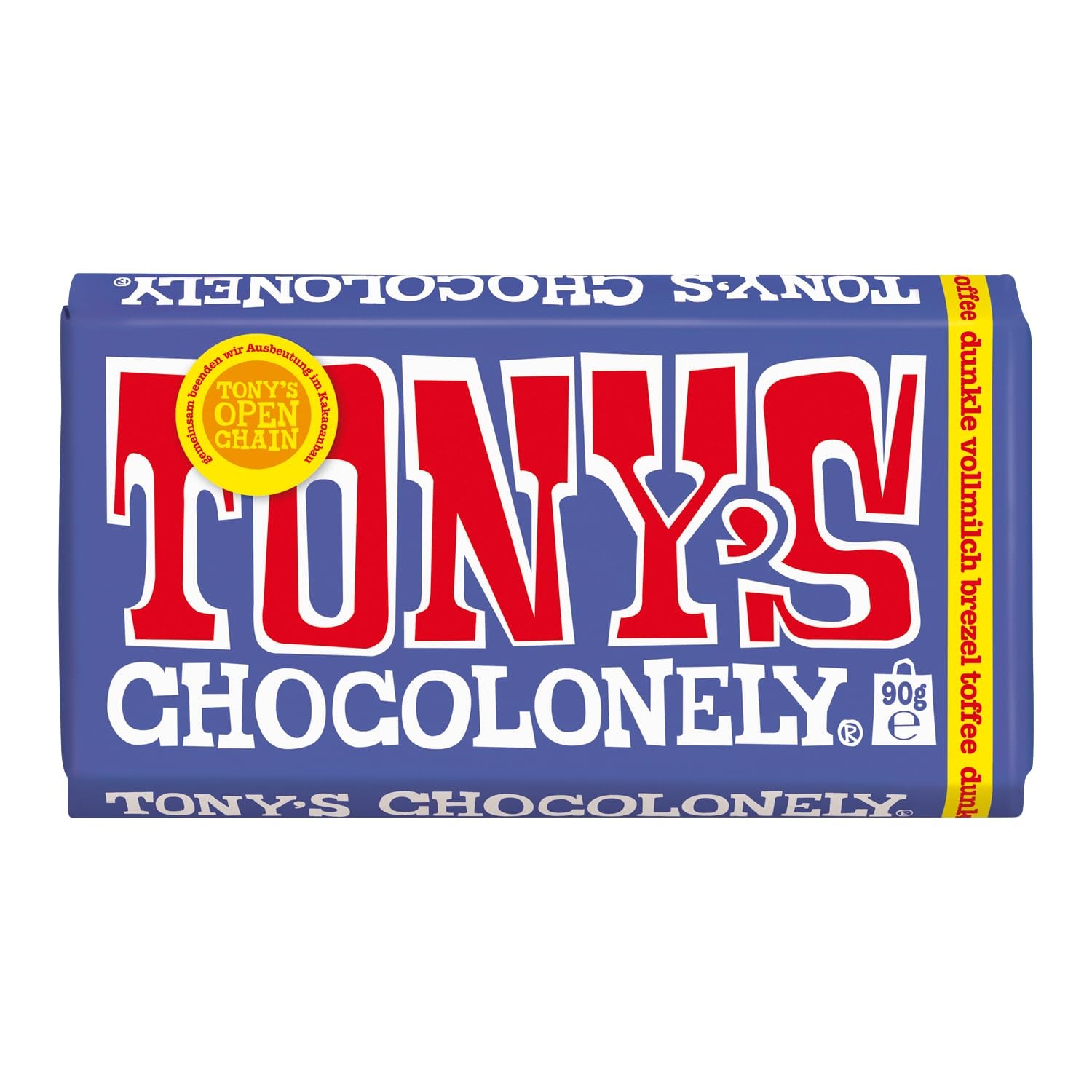 Tony's Chocolonely - Chocolate negro con almendras y sal marina 90g