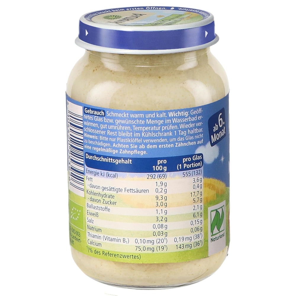 Naturland papilla multicereales a partir de 6 meses, 6 x 190 g