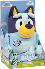 Peluche Bluey con efectos de sonido, peluche funcional, peluche interactivo, peluche parlante, peluche (33cm) Naty Shop Dolls