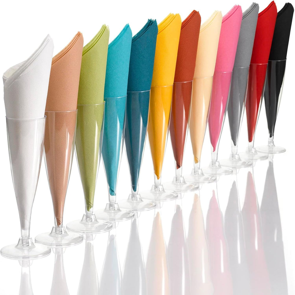 , Set de 40 de șervețele cu vitamine, 2 straturi, 38 X 38 cm, terracotta