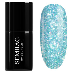 Esmalte de uñas UV Semilac Hybrid 240 Icy Waterfall 7ml, colección Seaqueen