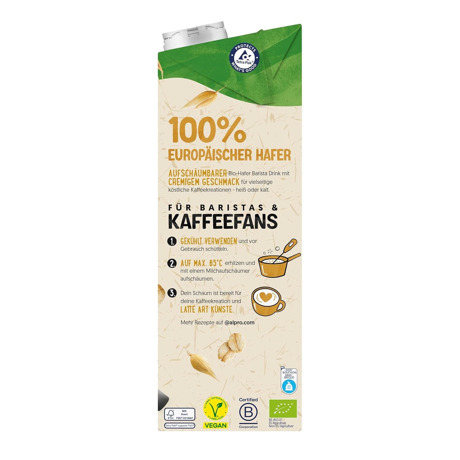 Alpro Bio Barista Haferdrink - 8 x 1 l