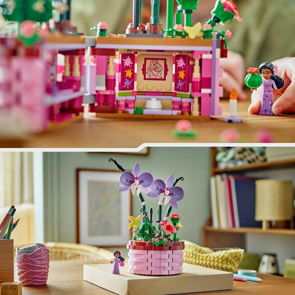 LEGO Ç€ Maceta de Isabella Encanto de Disney, juego de orquídeas de juguete de construcción para niños, juego de construcción decorativo con minimuñeca del personaje de la película, idea de regalo para niñas y niños a partir de 9 años 43237 Juegos de construcción Beuche den LEGO-Store