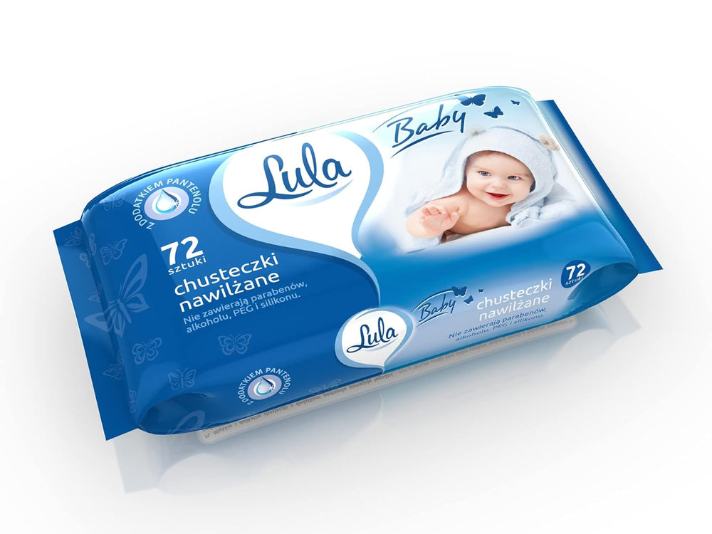 Toallitas húmedas con pantenol, 72 uds.