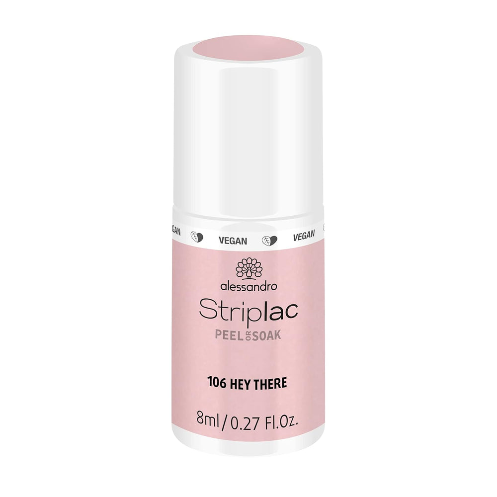 alessandro Striplac UV-Nagellack Flat White – Schonend und langanhaltend – Einfache Entfernung dank Peel-Off-Technologie – Vegan und tierversuchfrei – 8 ml