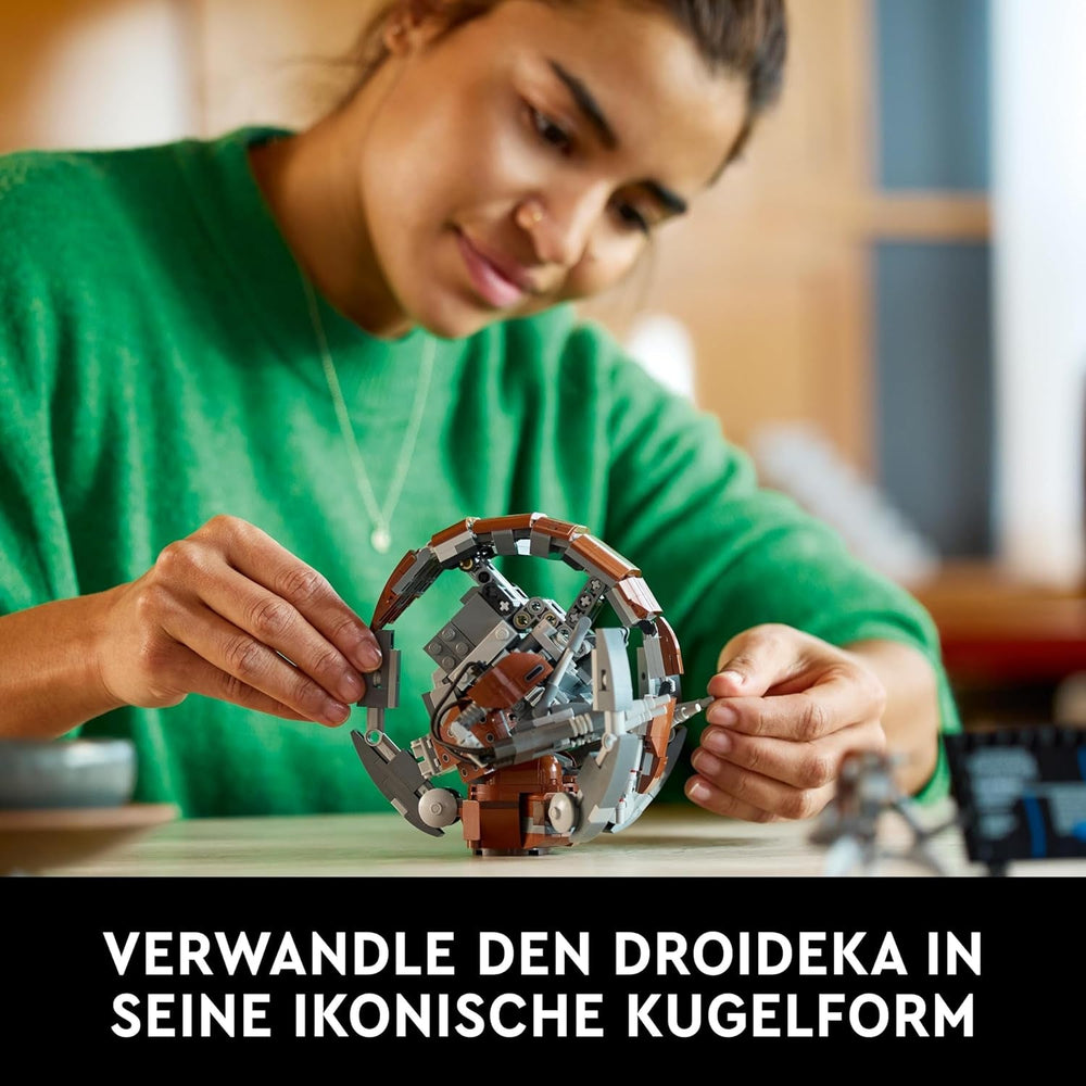LEGO Star Wars Droideka Set, kit de modelo de droide para adultos, decoración de escritorio, coleccionable, idea de regalo para hombres y mujeres 75381 Juegos de construcción Besuche den LEGO-Store