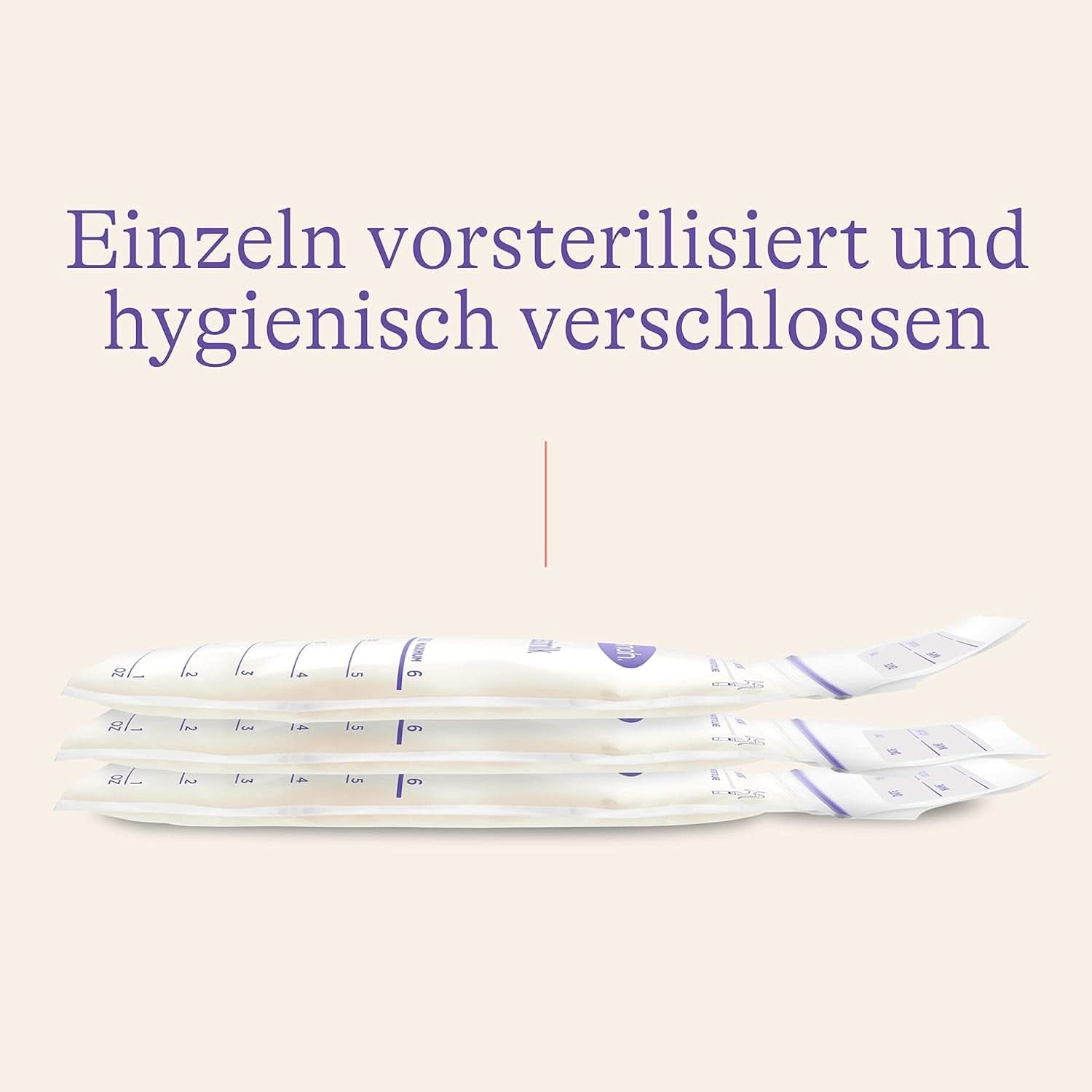Lansinoh Muttermilchbeutel - 25 Stück - Zum Sicheren Aufbewahren Und Einfrieren Von Muttermilch - Hygienisch & Platzsparend Accesorios Alimentación y Lactancia Bebe Naty Shop