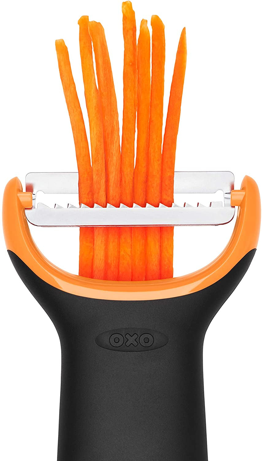 OXO Good Grips peeler cu funcție julienne, negru Peeler OXO