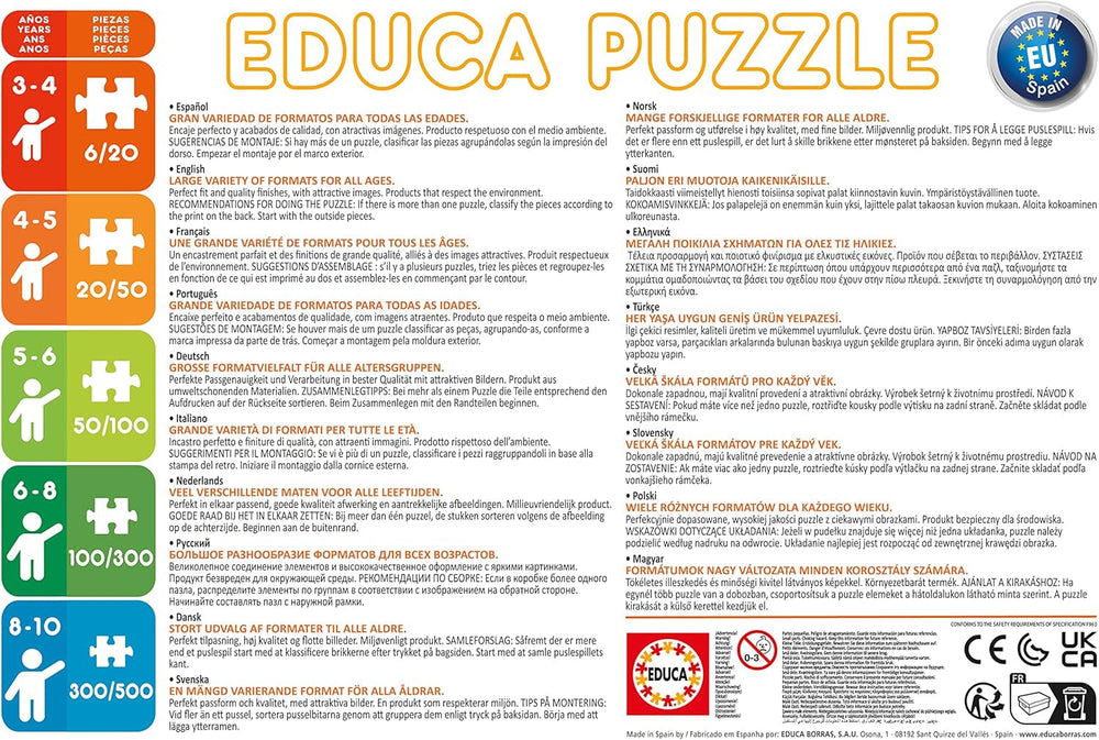 Educa - Puzzle 200 piese | Parada Disney, puzzle 200 piese pentru copii de la 6 ani, Disney World (13289) Puzzle Naty Shop