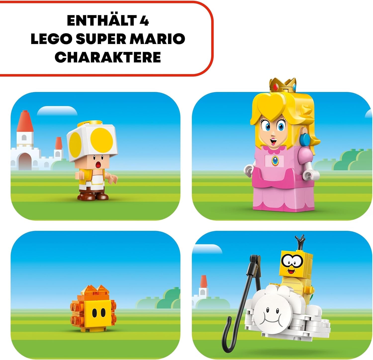 LEGO Super Mario Aventuras con Melocotón Interactivo, Set de Juego Infantil con Sapo Amarillo, Regalo de Nintendo para niños, niñas y todos los jugadores a partir de 6 años 71441 Juegos de construcción Besuche den LEGO-Store