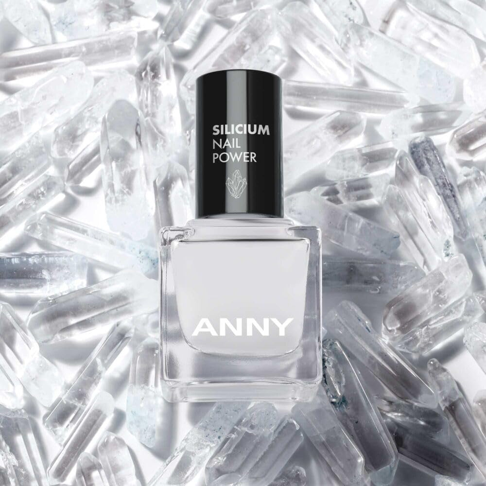 ANNY Silicon Nail Power - Cuidado de uñas 3 en 1: Base, Fortalecedor y Embellecedor - 15 ml