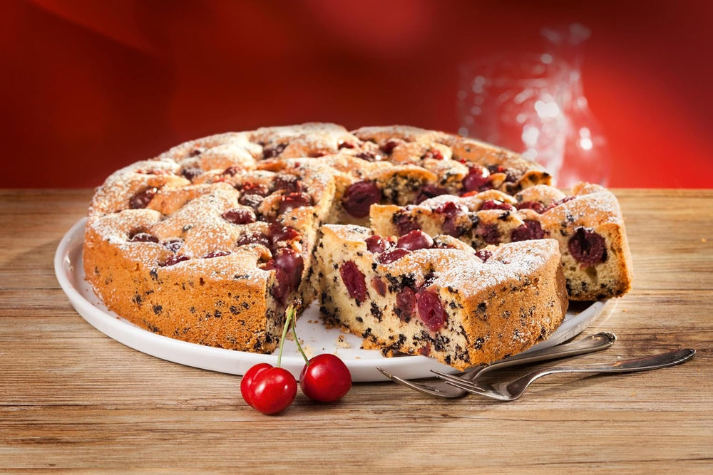 RUF Glutenfreier Schokoflocken-Kuchen Mit Kakaoglasur Und Schoko-Stückchen, Fluffig Und Schokoladig, Glutenfreier Kuchen, Zöliakie Geeignet (Packung Mit 2) Naty Shop