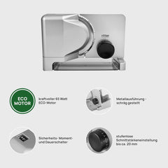 Ritter E 16 Cortadora eléctrica multifuncional Rasnites y Rebanadoras Naty Shop