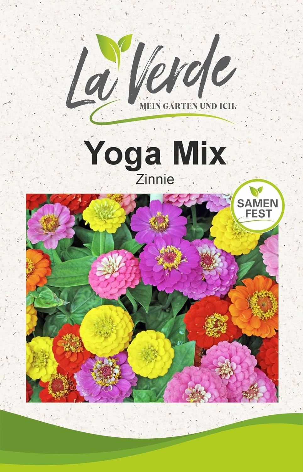 La Verde MI JARDÍN Y YO. Tagetes Bonita Mezclar semillas de flores durante aprox. 100 plantas, caléndulas de larga floración, flores dobles, semillas sin OGM