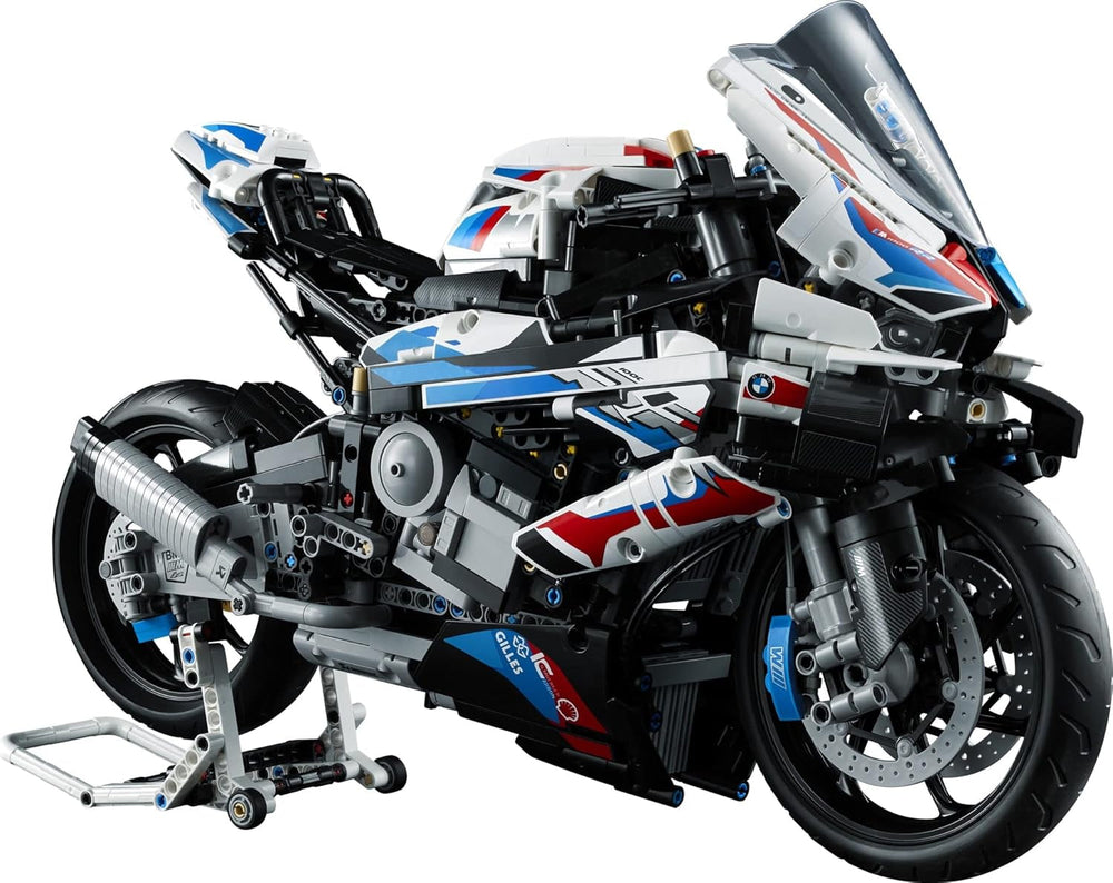 LEGO Technic Modelo de motocicleta BMW M 1000 RR, kit de modelo para adultos, set como regalo artesanal para hombres y mujeres, decoración del hogar o la oficina, 42130 Kits de construcción Besuche den LEGO-Store