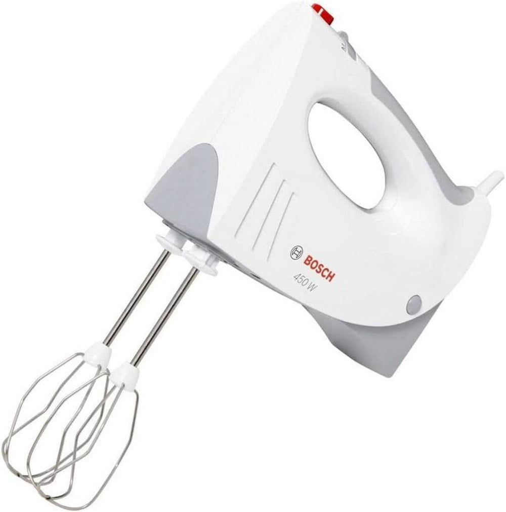 Bosch Hausgeräte MFQ3540 Handrührer, Grau, Weiß, 7,7 cm de largo x 20,1 cm de ancho x 14,1 cm de alto Cocina Naty Shop