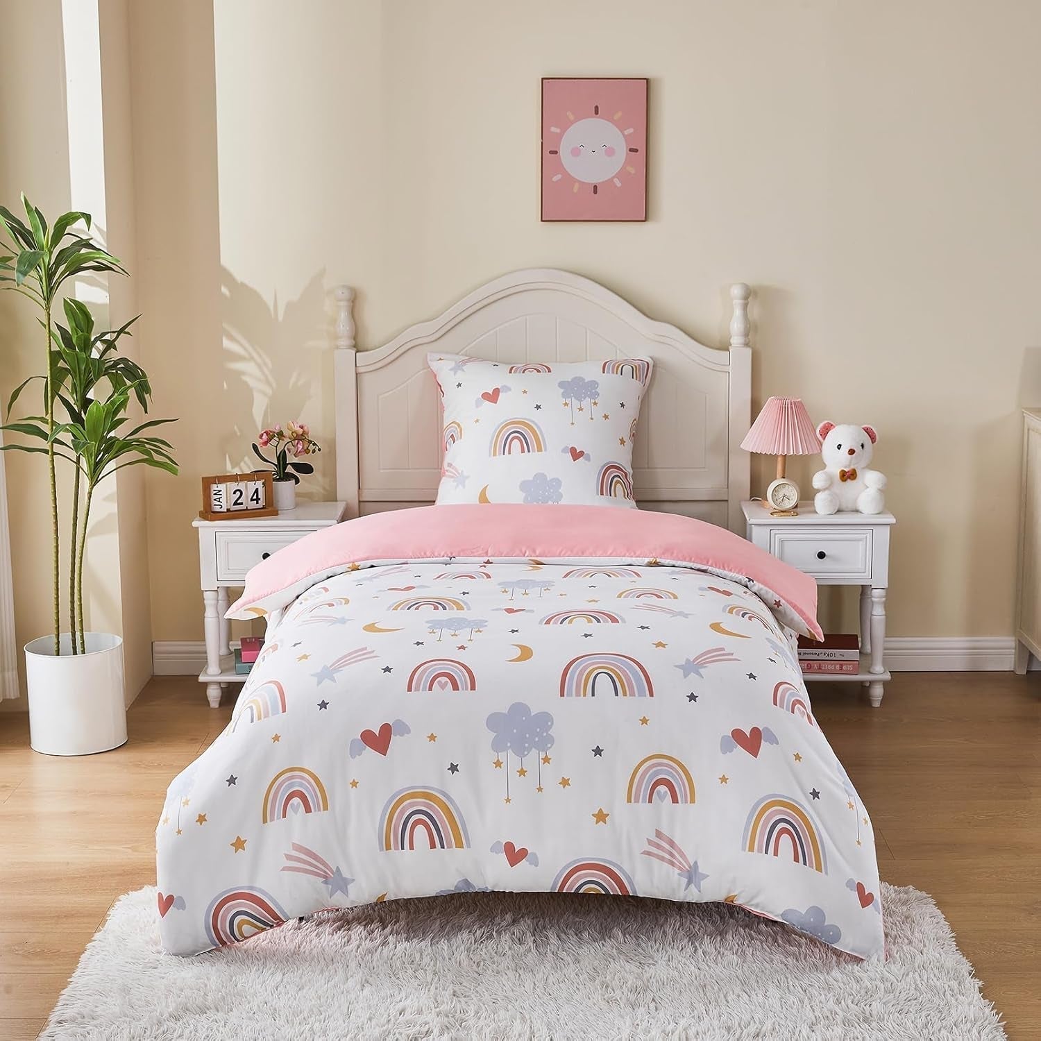 Ropa de cama para niños, Rainbow, microfibra Ropa de cama - infantil Naty Shop
