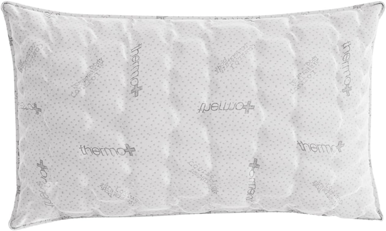 Lenjerie de pat italiană MB Home Italia, pernă, bioceramică, gri deschis, 45 x 75 cm Perne standard Naty Shop Termocontrol