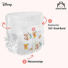 Marca Amazon: Mama Bear Disney Pañales, Talla 5 (12-17kg) - Caja Mensual, Blanco, 140 Piezas (2 Paquetes de 70)