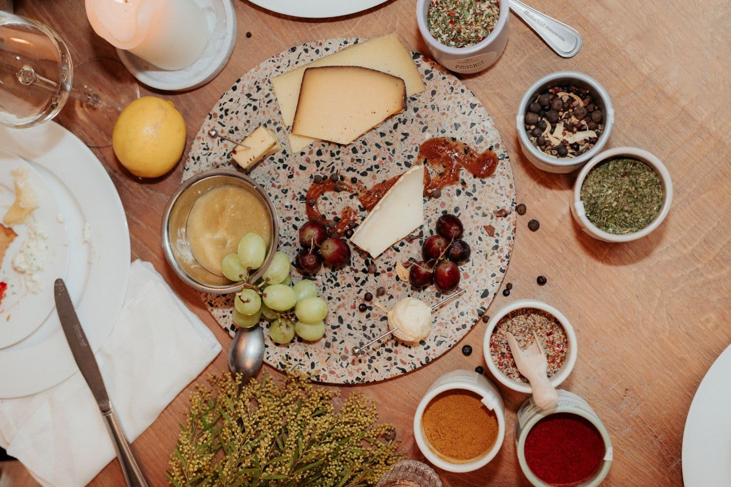 Comida compartida | Especia Stullen | Gewürzzubereitung im Keramiktopf | 60 gramos | Vegano, sin gluten y con ingredientes naturales
