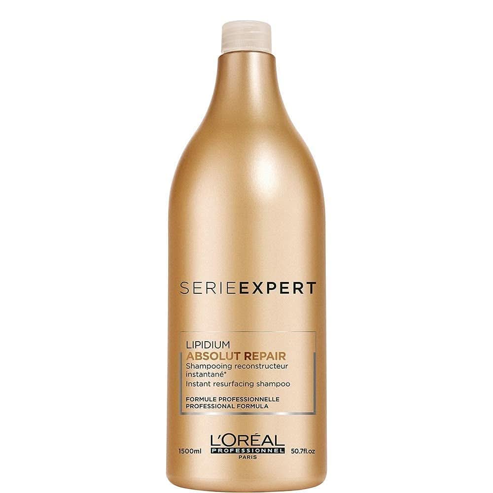 L'OréAl Professionnel Serie Expert Absolut Repair Gold, Champú Quinoa + Proteínas Ducha y baño Naty Shop 1,5 litros