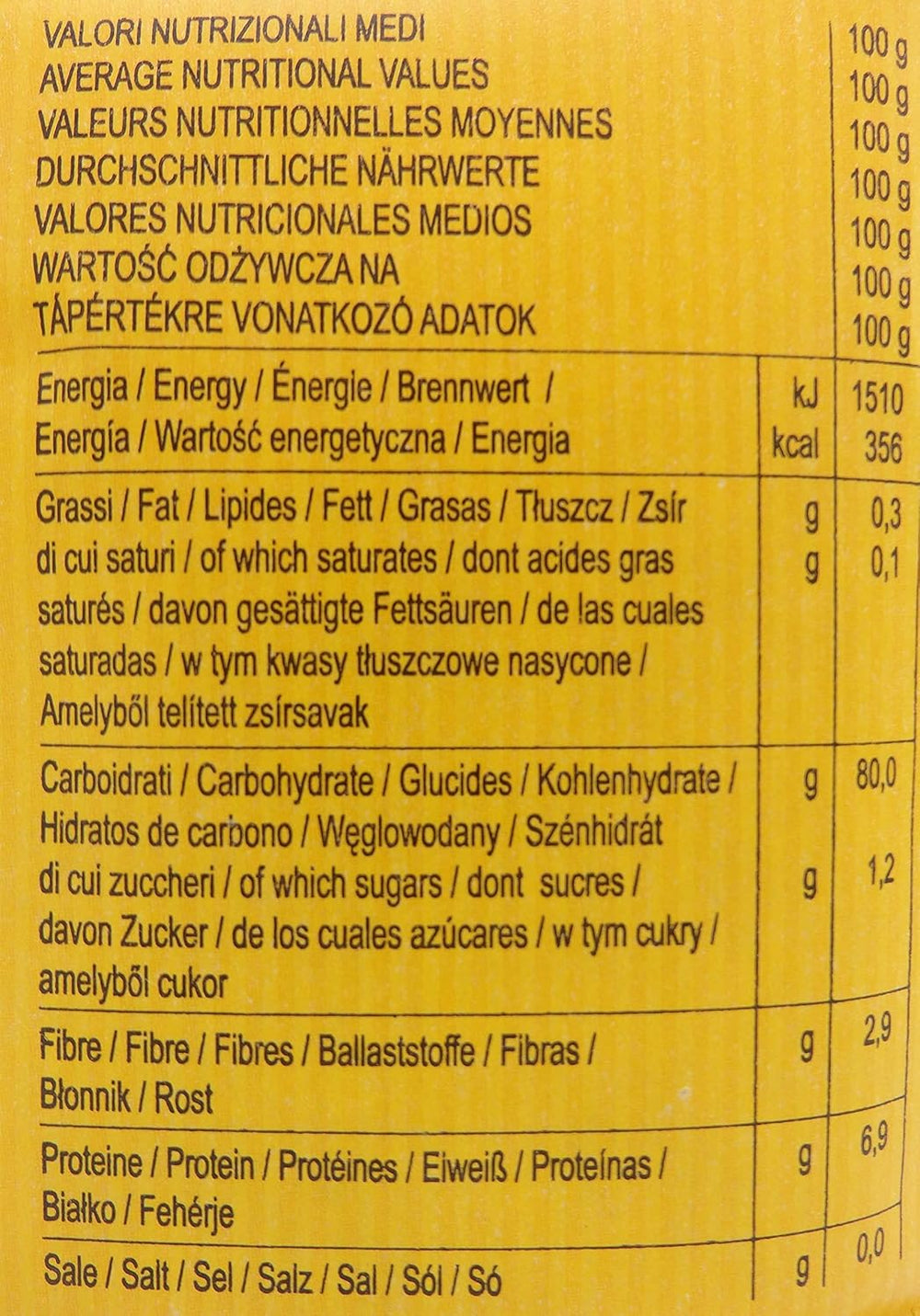 Pasta sin gluten Mezze Penne con maíz y arroz, 400 g